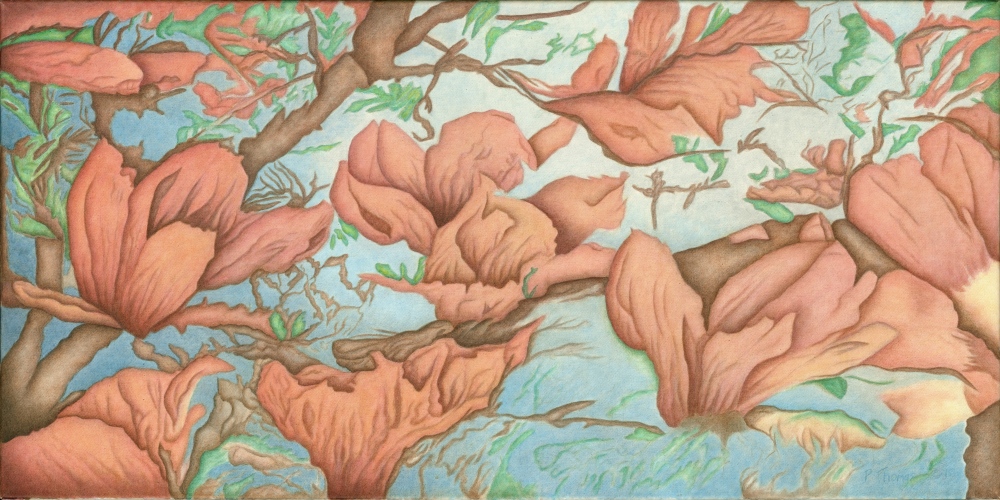 Tree Flowers - 24 x 48 - $625.